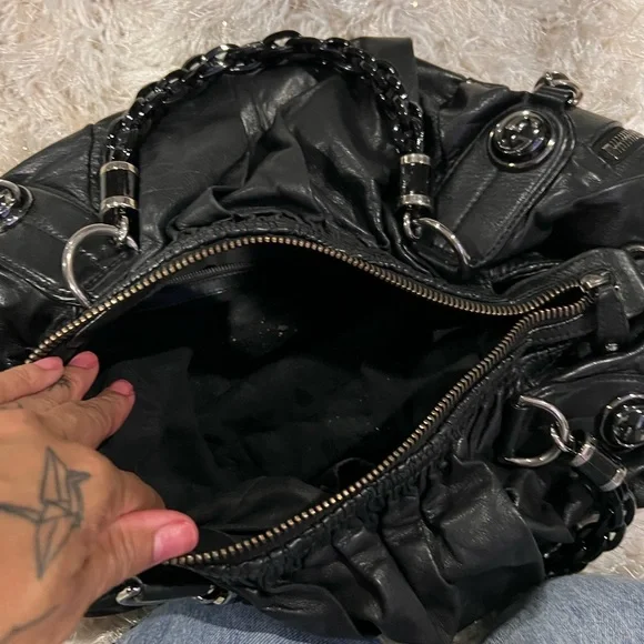 Authentic Black Gucci Galaxy Hobo Bag - Picture 9 of 10